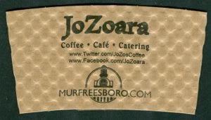 JoZoara business custom coffee cup sleeve - Custom Cup Sleeves Smyrna, TN